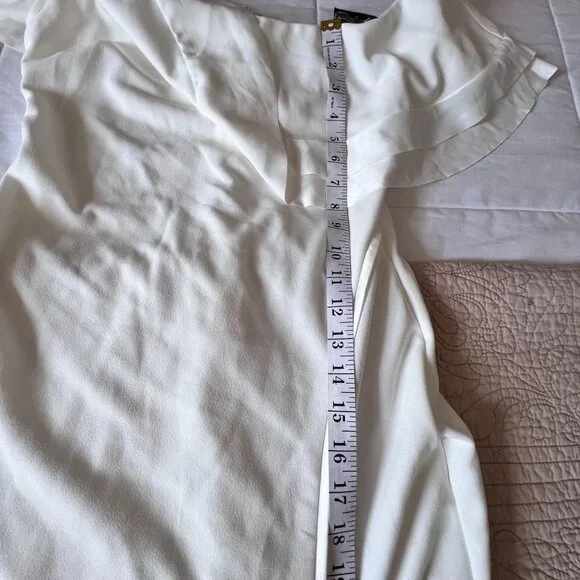 Fashion Novaoff White , Off Shoulder, Mermaid Dress, long size M